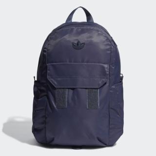 【adidas 愛迪達】後背包 運動 登山包 肩背包 電腦包 雙肩包 三葉草 BACKPACK M 藍 HD9640