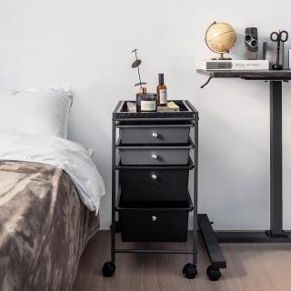 【LIGFE 立格扉】工業風桌下收納車(台灣製造/辦公室收納/居家抽屜收納)