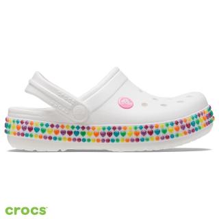 【Crocs】童鞋 寶石卡駱班大童克駱格(207605-100)