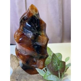 【Cocozy世界水晶原礦】紅瑪瑙火炬(女性必備改善內分泌增進血液循環)