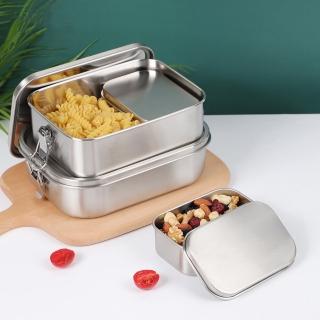 10124109 OL 【KOTI 日安生活】霧面304不鏽鋼多功能小尺寸便當內盒保鮮盒(零食盒寶寶輔食副食品分裝盒飯盒餐盒)