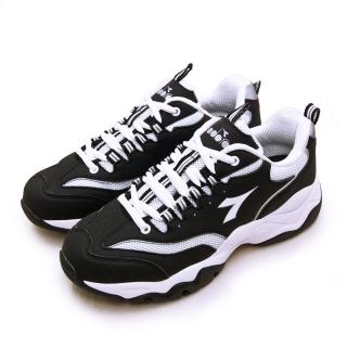 【DIADORA】男 迪亞多那 運動生活時尚慢跑鞋 老爹鞋系列(黑白 71181)
