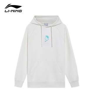 【LI-NING 李寧】專業籃球系列連帽T  雲霧白(AWDS103-2)