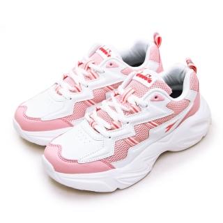 【DIADORA】女 迪亞多那 運動生活時尚慢跑鞋 老爹鞋系列(白粉 31656)