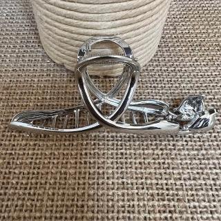 【bibi】韓國ins風法式復古歐美個性化藝術銀髮夾(ins風韓國歐美流行飾品爪夾)