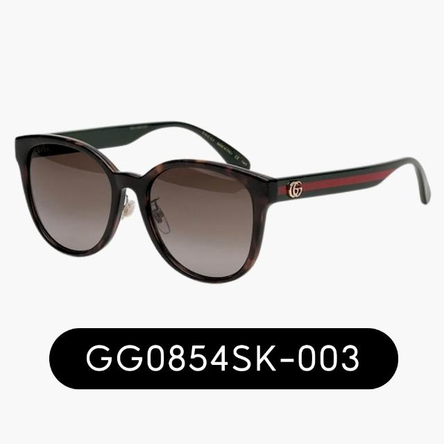 【GUCCI 古馳】亞洲版型 中性膠框太陽眼鏡組合(禮物／送禮首選 GG0416SK、GG0417SK、GG0960SA、GG1001SK)