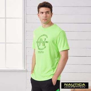 【NAUTICA】COMPETITION男裝立體LOGO短袖T恤(黃綠色)