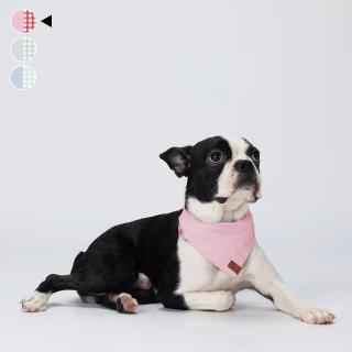 【PurrPaw 呼嚕抱抱】Pawfect-Fit! 雙面寵物領巾-M(台灣設計 雙面布料 三色 嚴選YKK扣具)