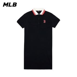 【MLB】連身裙 長版上衣 波士頓紅襪隊(3FOP61023-43BKS)