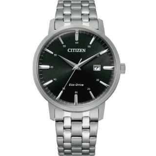 【CITIZEN 星辰】光動能經典簡約紳士腕錶39mm(BM7460-88E)
