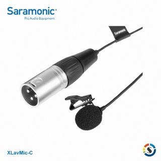 【Saramonic 楓笛】XLavMic-C XLR 心型指向式領夾麥克風(勝興公司貨)