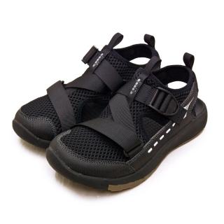【DIADORA】男 迪亞多那 透氣可調織帶運動涼鞋(黑灰 73168)