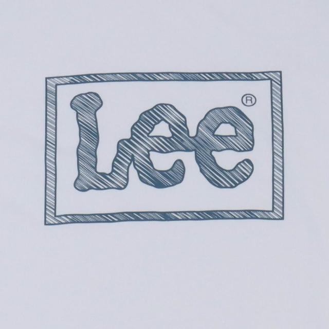 【Lee】斜線印花 長框大LOGO 男短袖T恤-共四色