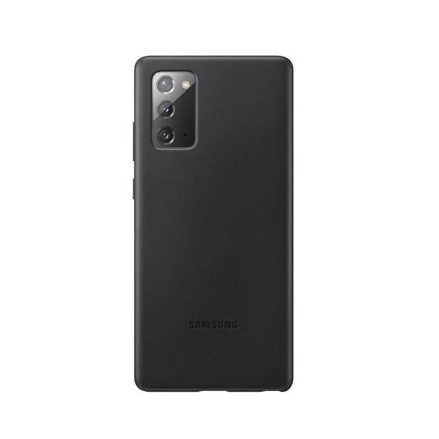 【Samsung 三星】拆封新品 Galaxy Note20 原廠皮革背蓋(公司貨-盒裝)