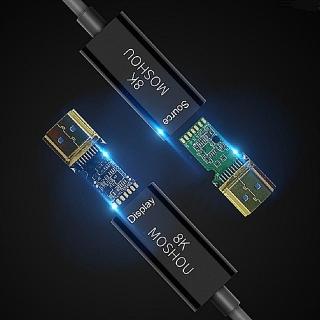 【魔獸 MOSHOU】8K 第五代旗艦光纖 HDMI線 2.1(10米)