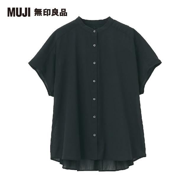 【MUJI 無印良品】女有機棉水洗強撚法式袖套衫(共5色)