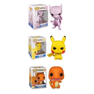 【FUNKO】POP 精靈寶可夢 神奇寶貝 小火龍 皮卡丘 超夢 三款一組(代理版)