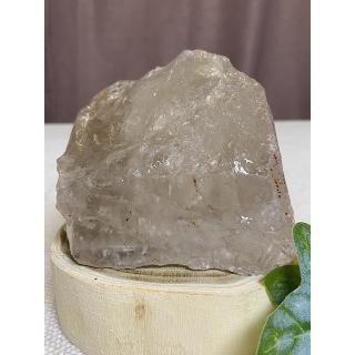 【Cocozy世界水晶原礦】淡茶晶水晶原礦 刺槐木座(去病氣必備)