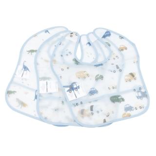 【NITORI 宜得利家居】嬰兒EVA防漏圍兜3入 TN02BL(嬰兒EVA防漏圍兜)