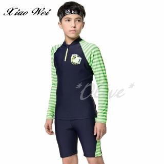 【SARBIS】大童/兒童二件式長袖泳裝(NO.B728058)