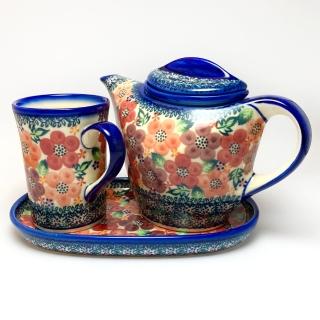 【SOLO 波蘭陶】Galia 波蘭陶 500ML 230ML 茶壺杯組