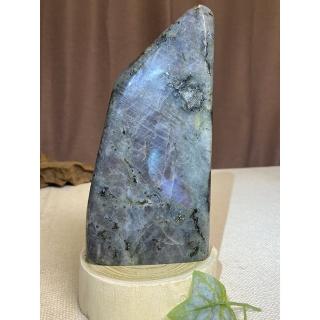 【Cocozy世界水晶原礦】紫光拉長石大擺件(愛情之石 提升愛情運必備)