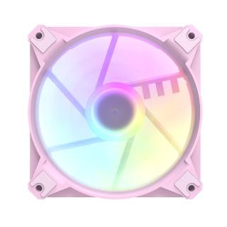 【darkFlash】darkFlash CX6 PWM A-RGB 12公分 粉框 電腦散熱風扇