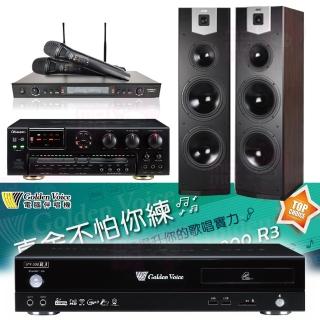 【金嗓】4TB點歌機+擴大機+無線麥克風+卡拉OK專業 落地喇叭(CPX-900 R3+AK-7+SR-889PRO+SUGAR SK-800V)