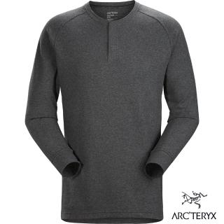 【Arcteryx 始祖鳥】男 Sirrus 長袖 亨利衫(電磁雜灰)