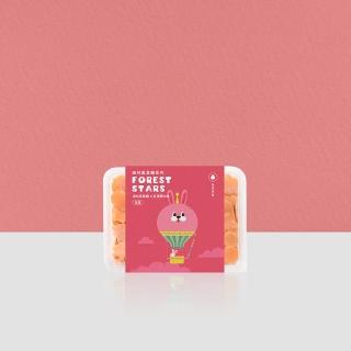 【森林麵食】星星麵鮮紅蘿蔔200g(副食品 嬰兒麵條 造型麵)