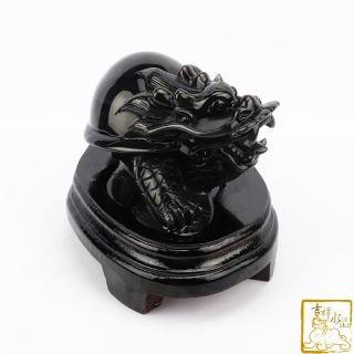 【吉祥水晶】彩虹黑曜石龍龜 1.21kg(平安守財)