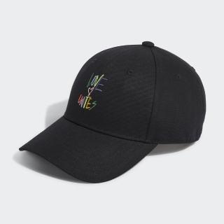 【adidas 愛迪達】帽子 運動帽 棒球帽 遮陽帽 三葉草 CAP 黑 HM2280