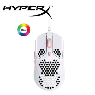 【HP 惠普】HyperX Pulsefire Haste 電競有線滑鼠-白(4P5E4AA)