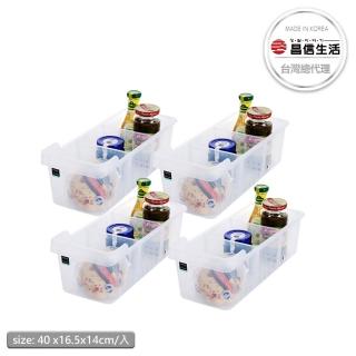 【韓國昌信生活】INTRAY抽屜式16cm食品收納籃4入
