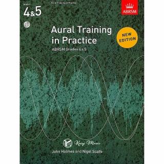 【ABRSM 英國皇家】聽力測驗練習本第 4-5級 含1片CD(Aural Training in Practice Grade 4-5 With CD)