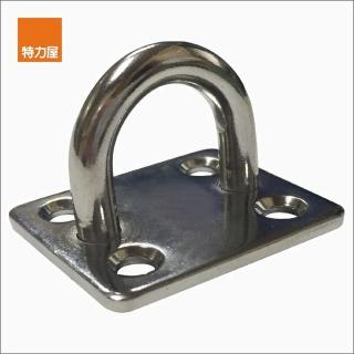 【特力屋】304不鏽鋼方型地板鉤6mm 1pc/卡