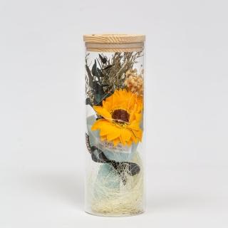 【Flower Plus】追逐燦陽 永生花玻璃罩(永生花乾燥花)