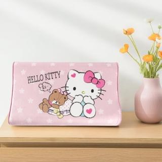 【HELLO KITTY】凱蒂貓 兒童抑菌防螨天然乳膠枕 平輸品(兒童枕頭 乳膠枕)