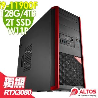 【Acer 宏碁】Altos P10F7 水冷工作站 i9-11900F/128G/2TSSD+4TB/RTX3080 10G/700W/W11P(i9-10900F 水冷)