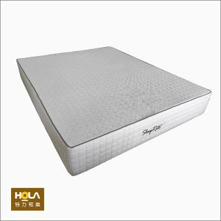 【HOLA】SleepRite恆溫凝膠乳膠 冰絲乳膠獨立筒捲床床墊(雙人5x6.2呎)