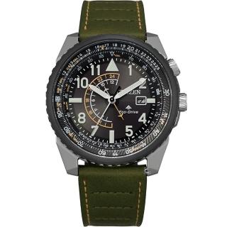 【CITIZEN 星辰】PROMASTER 隱形戰機GMT光動能手錶(BJ7138-04E)