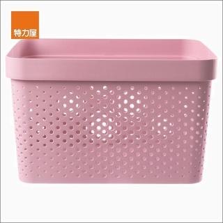 【特力屋】組Curver Infinity Dots收納盒17L 粉-2