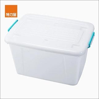 【特力屋】組BQ-1900 耐衝擊滑輪整理箱85L--4入