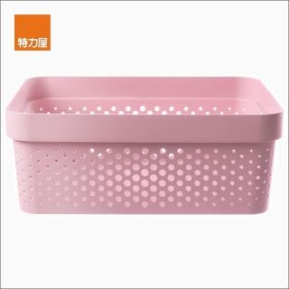 【特力屋】組Curver Infinity Dots收納盒11L 粉-2