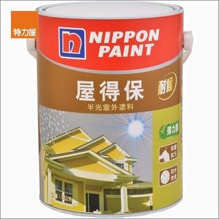 【特力屋】立邦屋得保半光外牆漆 白色 5L