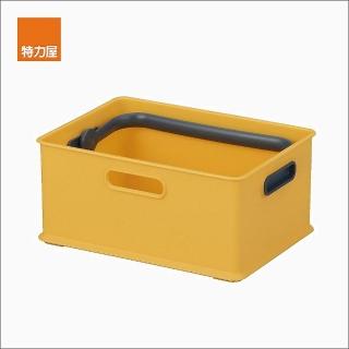 【特力屋】組日本Sanka squ+提把收納盒S-黃-2入