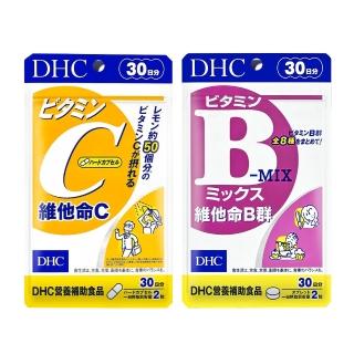 10253022 OL 【DHC】B加C完美組(維他命C+B2 30日份+維他命B群30日份)