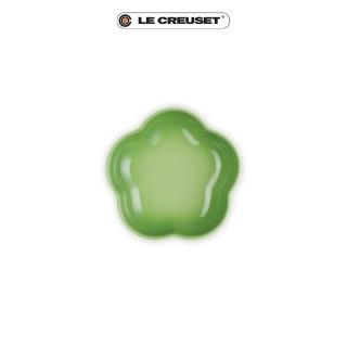 【Le Creuset】瓷器花型盤16cm(棕櫚綠)