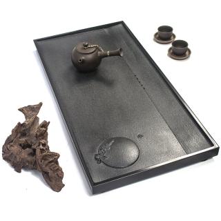 【步騰云】60X30cm 恬淡寡欲清靜淡泊石茶盤(WM-GTQ-17)