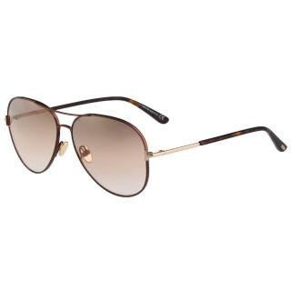 【TOM FORD】太陽眼鏡 TF823(咖啡配金)